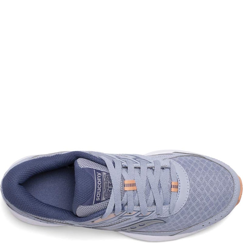 Saucony womens Cohesion 13 Running Shoe, Alloy/Coral/Sky, 8.5 US - Image 5